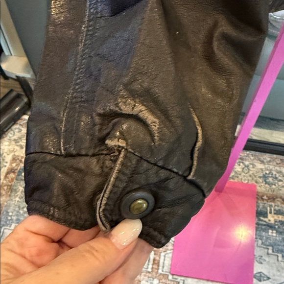 VINTAGE Men or ALL Classic Black Military Jacket size M - Picture 4 of 12